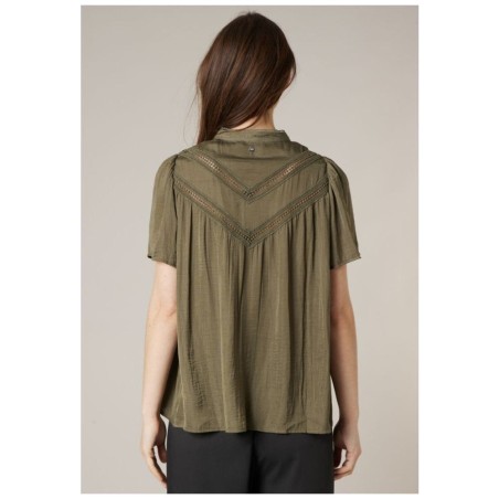 Chemise Manches Courtes Coton Brodée SEA BARRIER