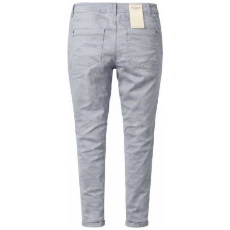 Pantalon Tom Tailor Tapered Relaxed Femme Gris - Coton