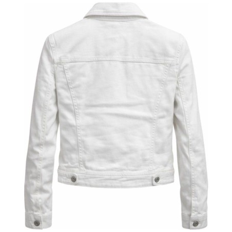 Veste en Jean Blanc TOM TAILOR | Coupe Ajustée Femme