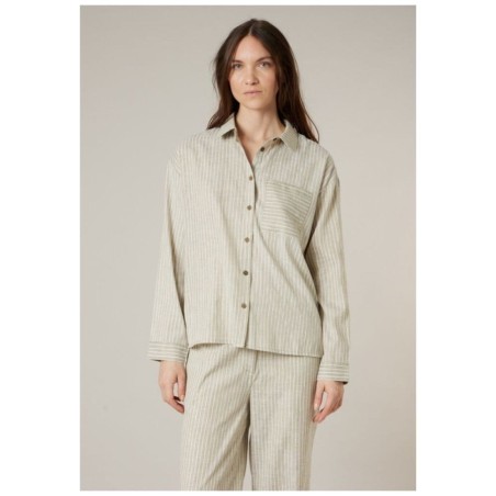Chemisier Oversize Rayures MOANA – Deeluxe Femme