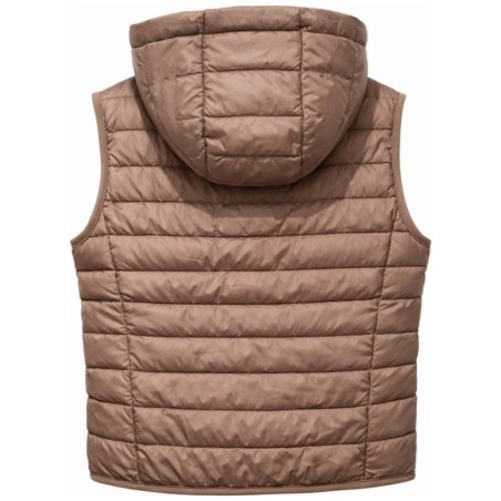 Gilet Matelassé Léger à Capuche Beige – TOM TAILOR