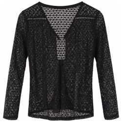 Top Dentelle Manches Longues Grace & Mila | Col V 2