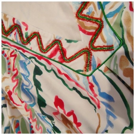 Robe Florale Perlée Bohème — K DESIGN