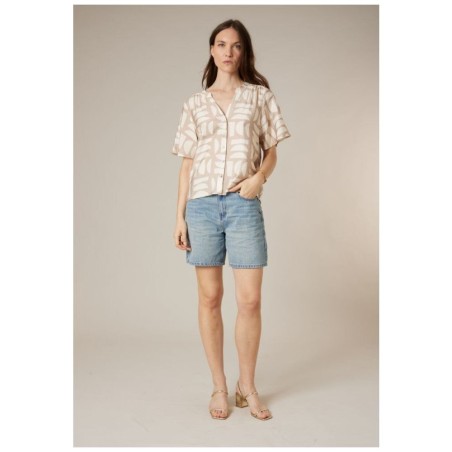 Blouse DORLANE BL W – Imprimé Géométrique | DEELUXE