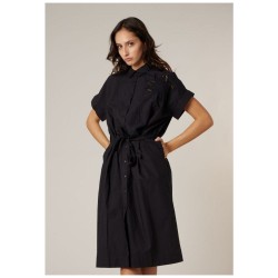 Robe ZOHINA chemise midi coton | DEELUXE