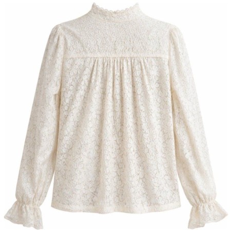 Chemise Dentelle Blanche Jagger - Grace & Mila | Romantique