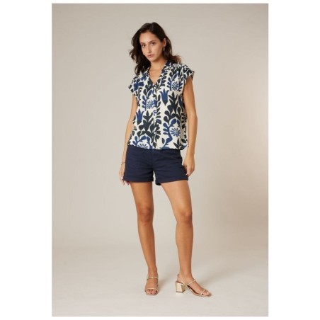 Blouse sans manches florale DEELUXE DAMIA | Viscose