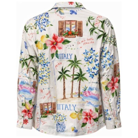 Blouse Imprimé Italian Vibes | Motifs Méditerranéens
