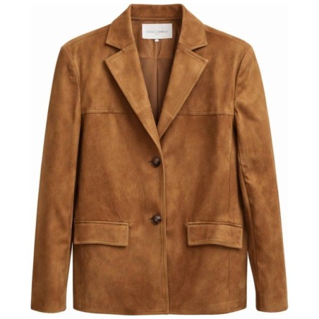Veste Blazer Camel Grace & Mila - Coupe Structurée Chic