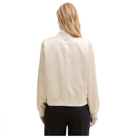 Jacket Bomber Beige Sable TOM TAILOR | Veste Femme