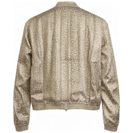 Bomber Léopard Femme ONLY– Satiné & Doré