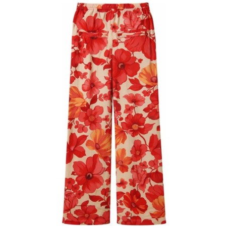 Pantalon Floral Wide-Leg K Design | Imprimé Maxi
