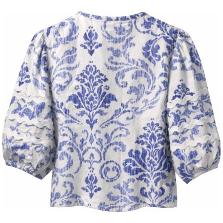 Blouse Motifs Ikat K Design | Coton & Manches Bouffantes