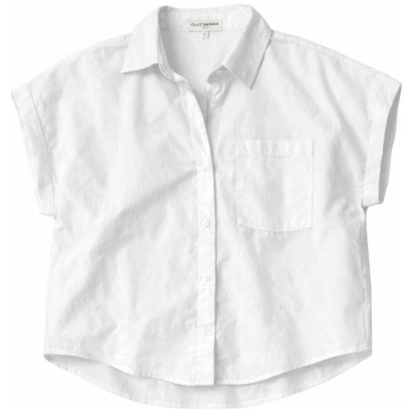 Blouse Manches Courtes Coton Blanc | Grace & Mila