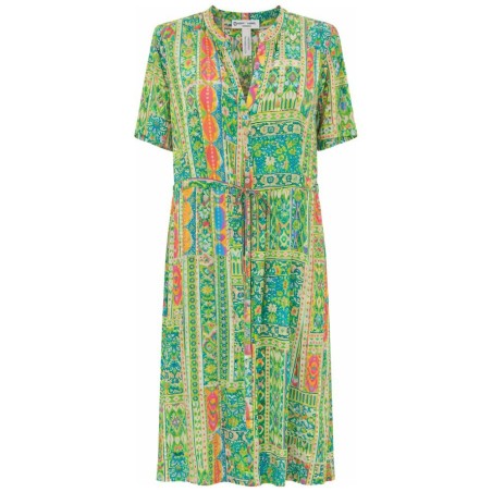 Robe Santorini Tinta Turquoise – Longue & Fluide