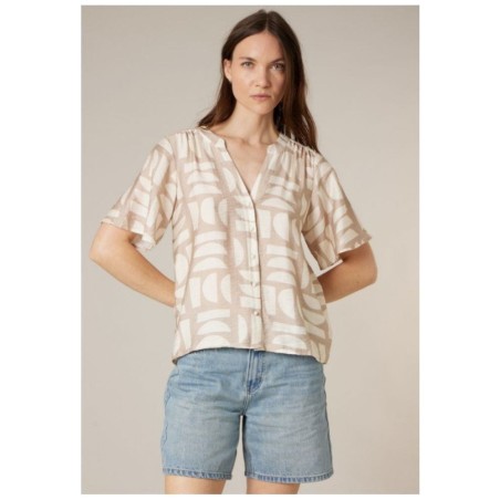 Blouse DORLANE BL W – Imprimé Géométrique | DEELUXE