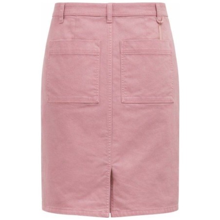 Jupe en denim rose TOM TAILOR | Mini-jupe cargo chic