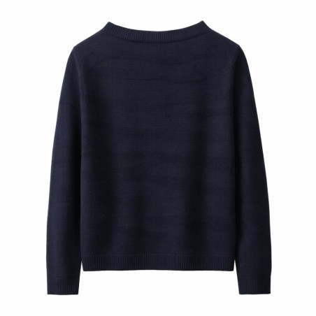 Knit Structured Crew Neck