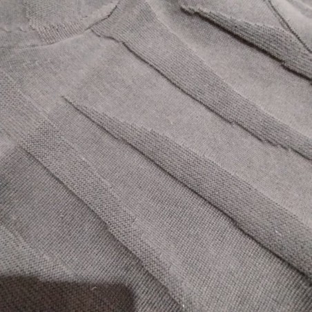 Knit Structured Crew Neck